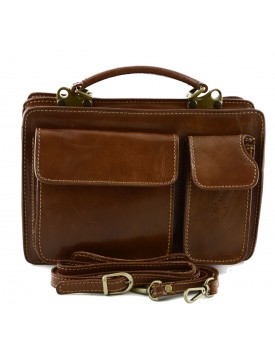 Genuine Leather Business Bag mod. Mini - Dado