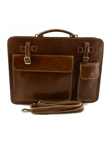 Genuine Leather Business Bag mod. Large - Poni