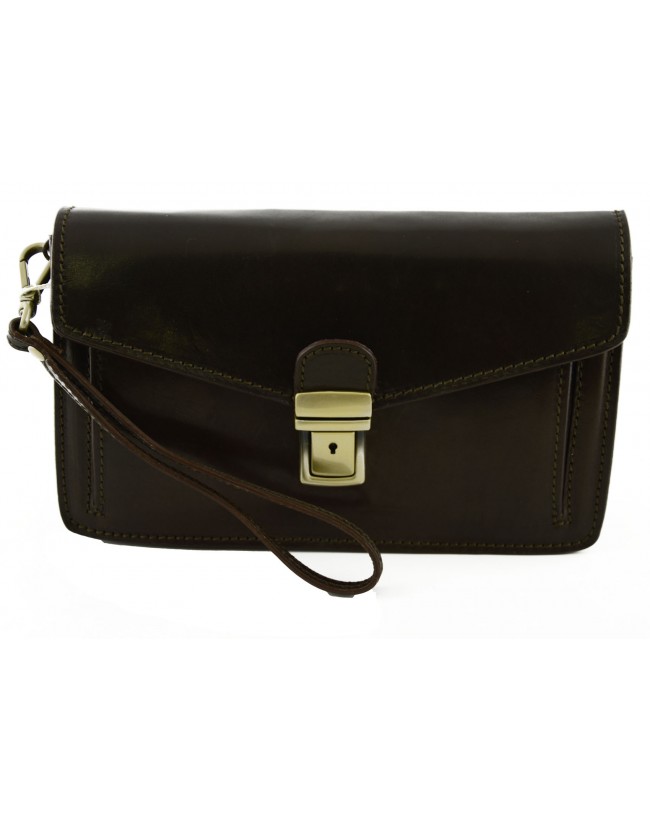 Genuine Leather Man Clutch - Malgio