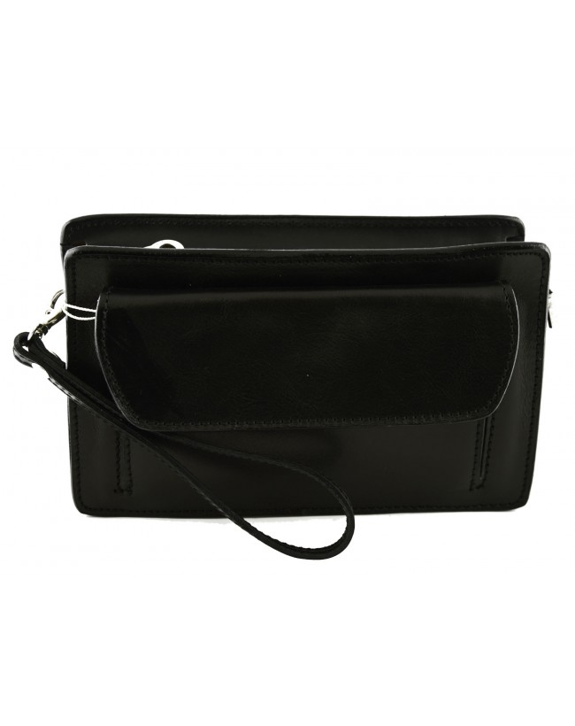 Bolso de Mano en Piel Verdadera para Hombre - Rabo