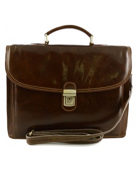 Genuine Leather Business Bag - Lafe