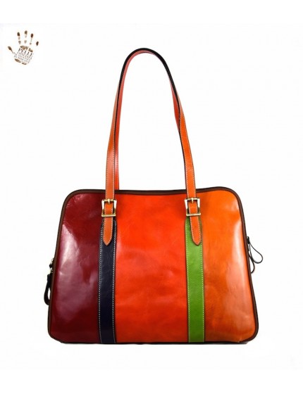 Women Shoulder Leather Bag - Paola