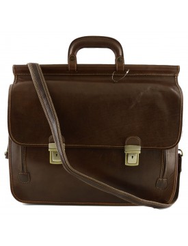Genuine Leather Business Bag - Ross