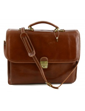 Genuine Leather Business Bag - Luna