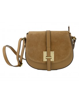 Genuine Leather Shoulder Bag - Maria