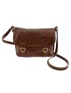 Woman Leather Shoulder Bag - Bluma