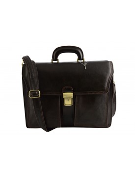Genuine Leather Business Bag - Nathan