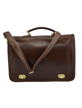Genuine Leather Business Bag - Terry