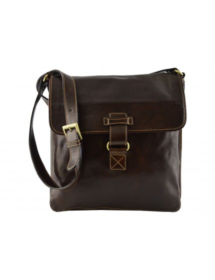 Genuine Leather Crossbody Bag - Kenny