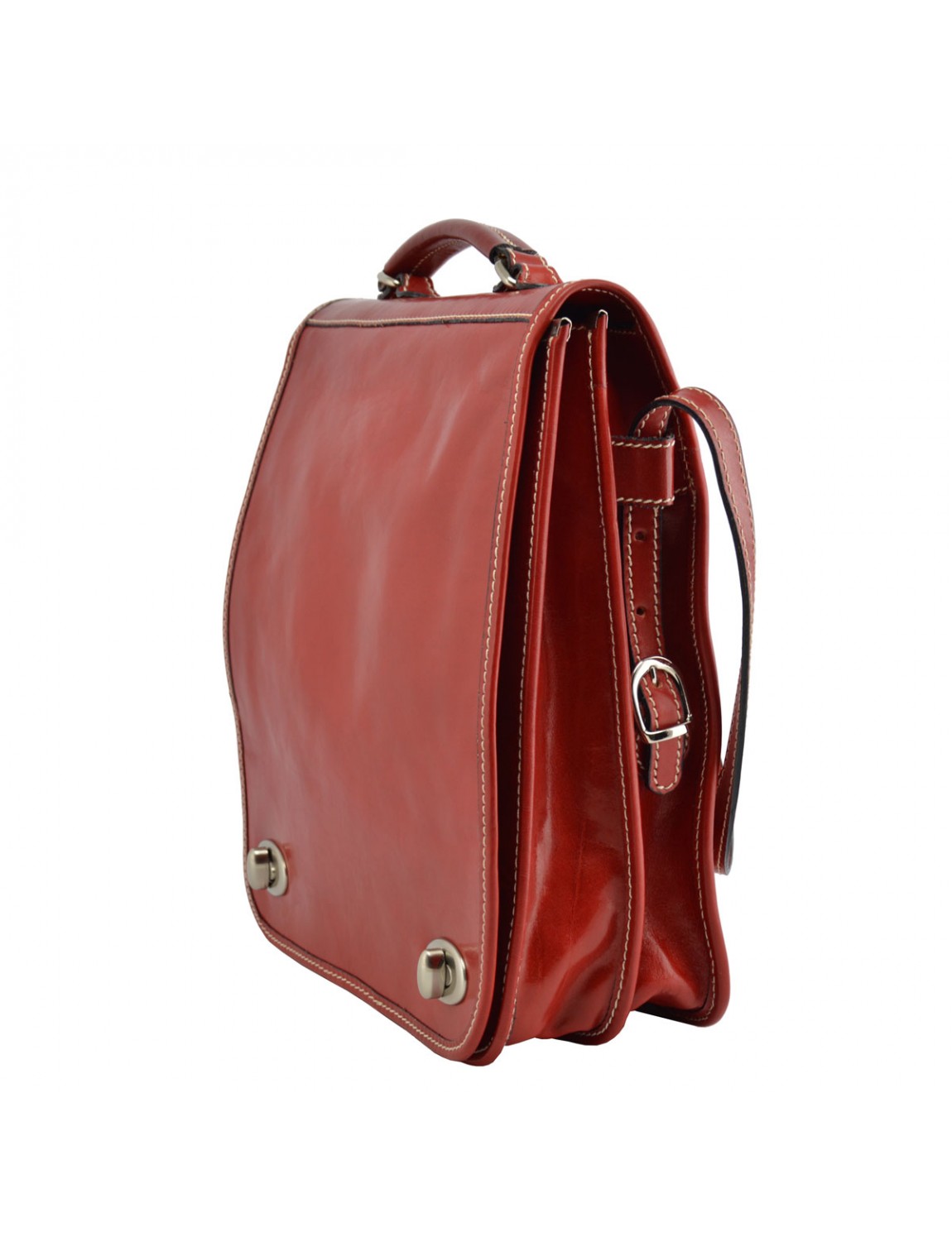 Genuine Leather Backpack and Shoulder Bag - Lude