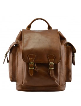 Genuine Leather Backpack - Vonzy