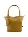 Genuine Leather Shopper Bag - Ani