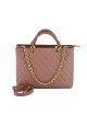 Bolso de Mano en Piel Verdadera Acolchada - Seres