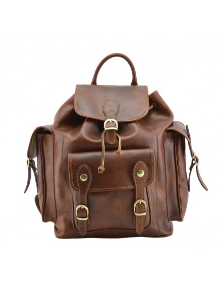 Vegetable Tanned Leather Backpack - Kenve