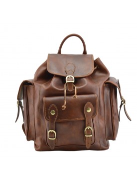 Vegetable Tanned Leather Backpack - Kenve