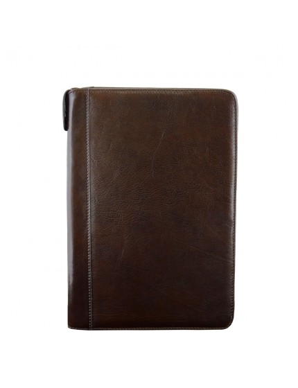 Genuine Leather A4 Document Folder with Pocket for Mobile - Chuck