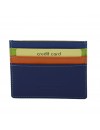 Porta Tarjetas de Credito en Piel Multicolor - Lismu