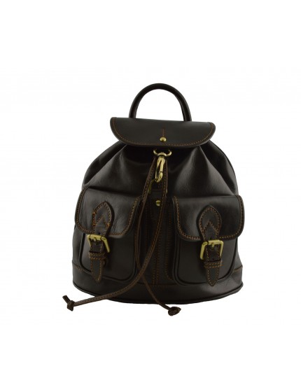 Leather Woman Backpack - Melissa